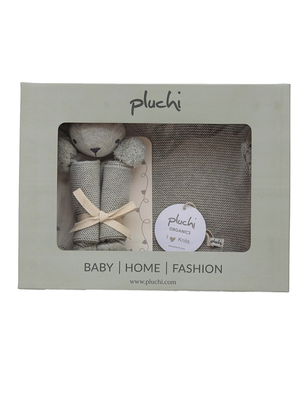 Pluchi Infants 2-Pcs Pure Cotton Apparel Gift Set