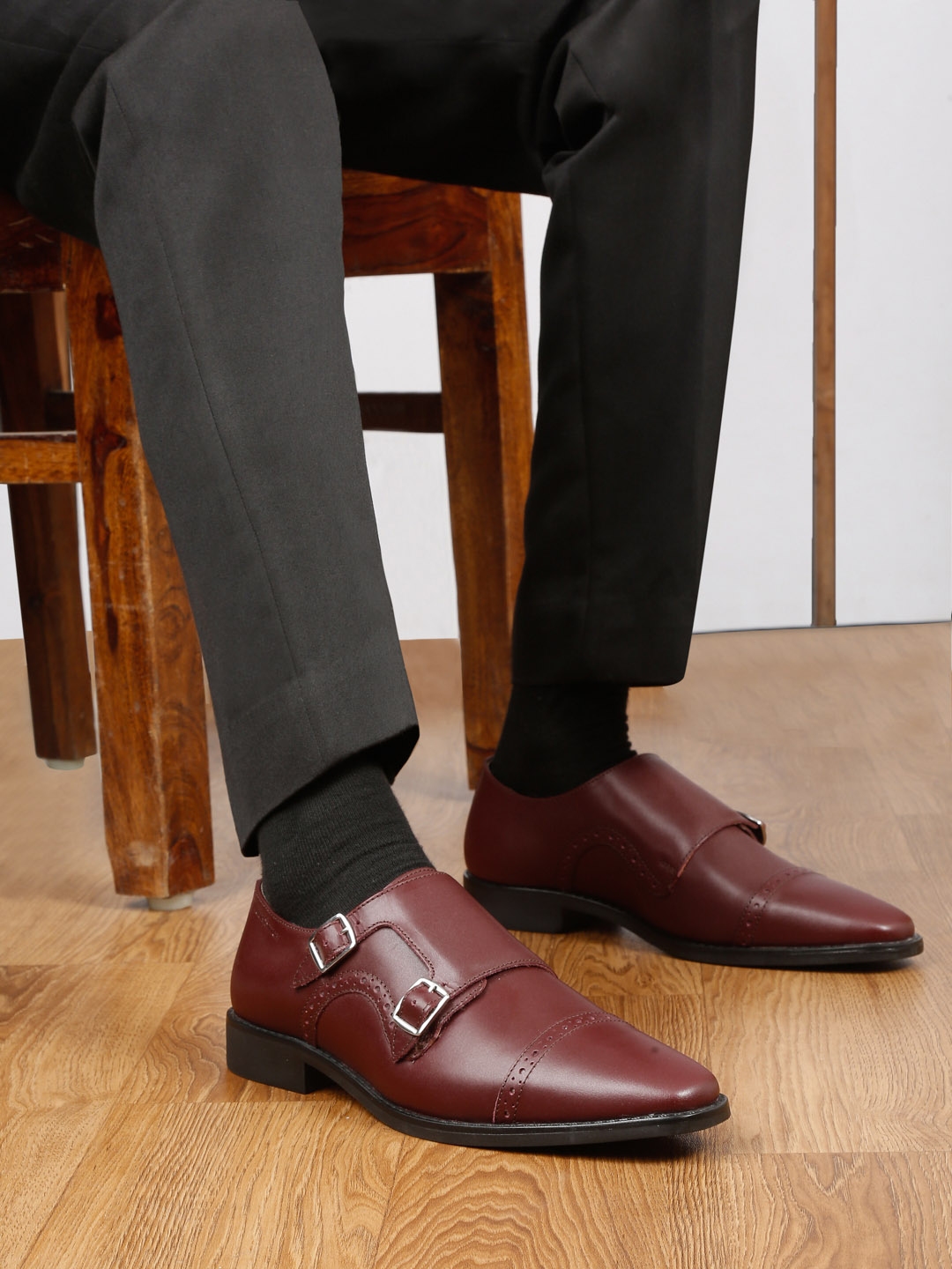 Van heusen monk strap shoes store