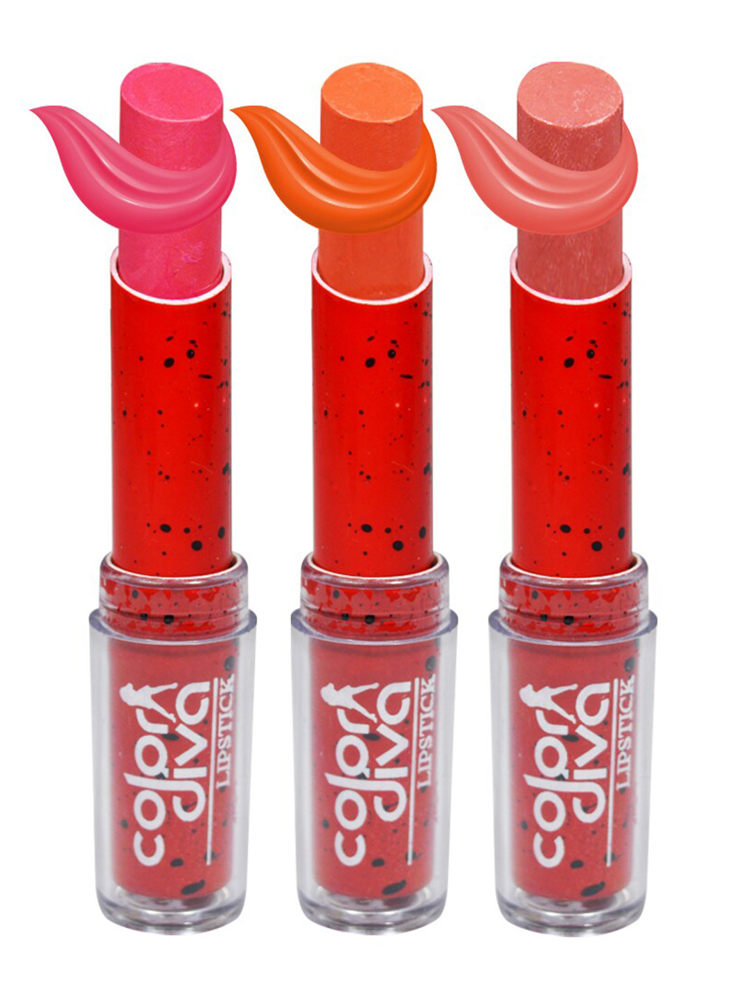 Adbeni Set Of 3 Kissing Time Moisturizing Lipsticks - Carnation01-Japonica02-Outrageous03