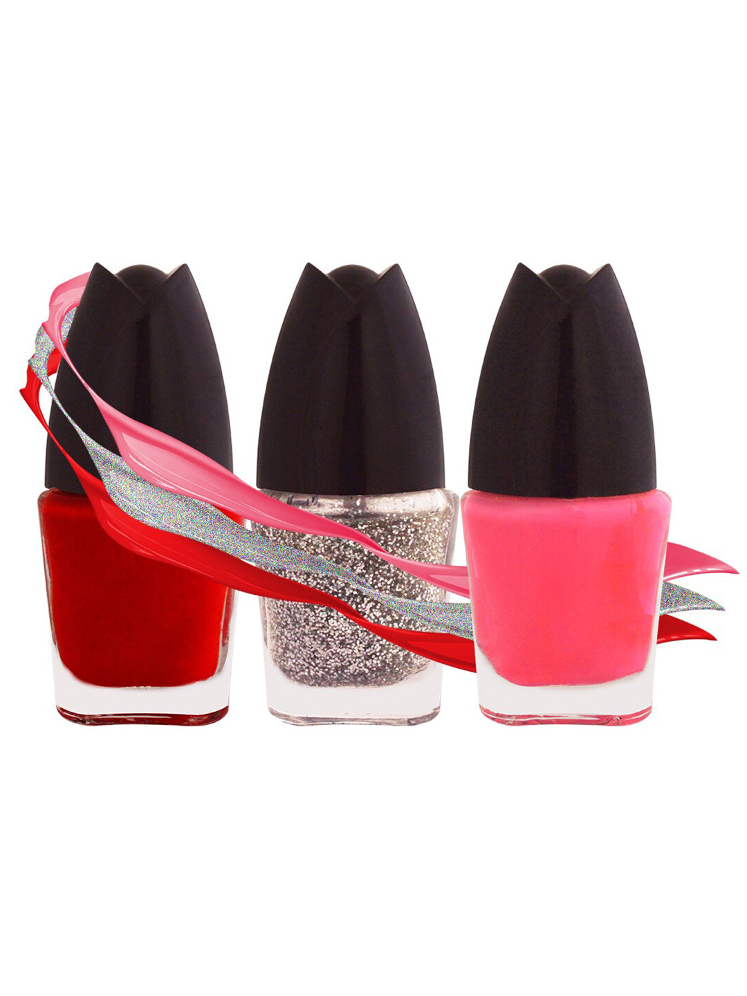 Adbeni Crazy Tip Set Of 3 Long Lasting Nail Polishes - 5ml Each - -02-03-05