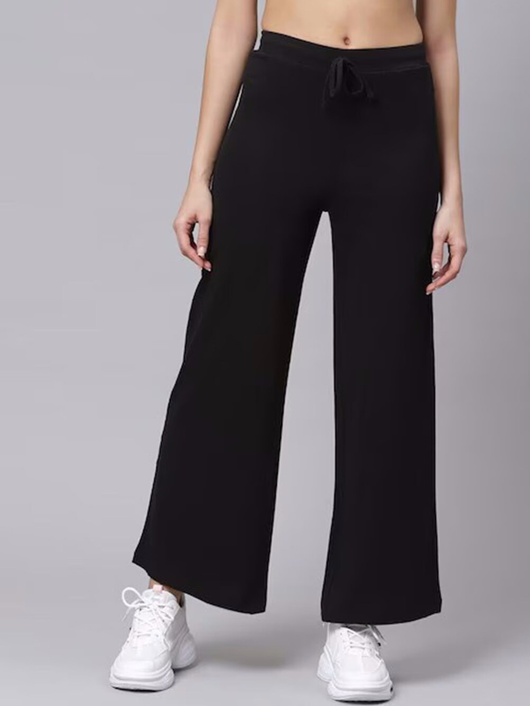 COLOR CAPITAL Women Loose Fit Wide Leg Sports Track Pants