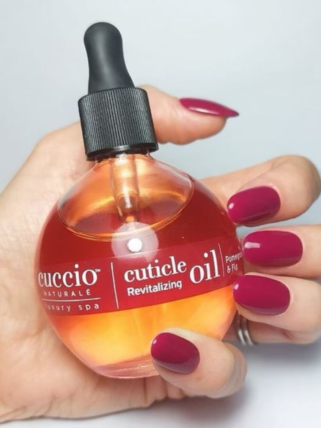 Cuccio Luxury Spa Cuticle Revitalizing Oil with Pomegrante & Fig - 75 ml