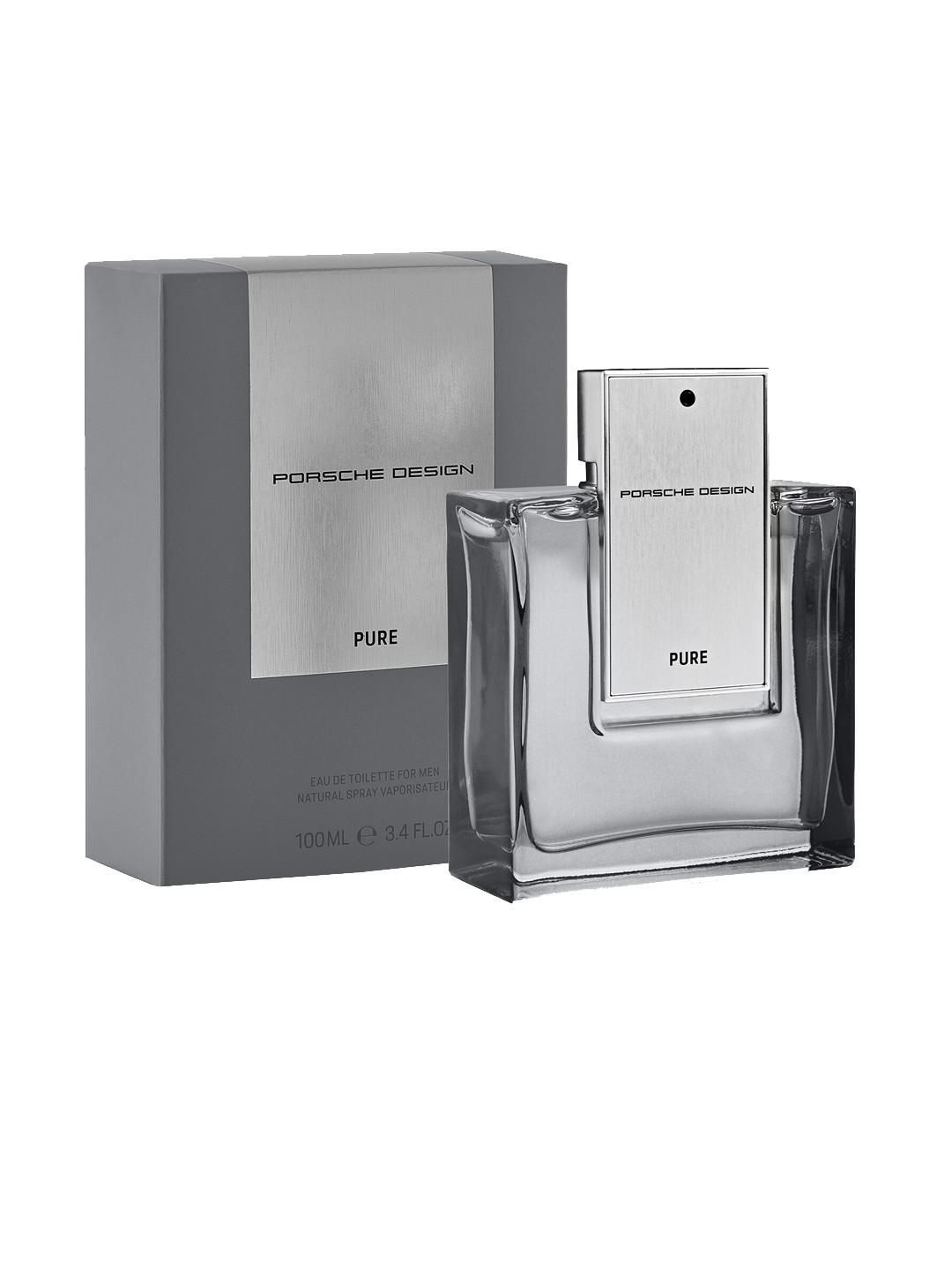 Porsche Men Design Pure Long Lasting Eau De Toilette Natural Spray - 100 ml