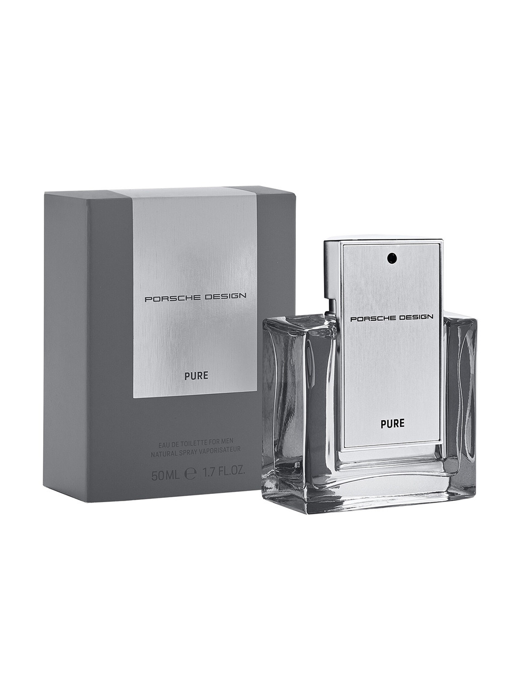 Porsche Men Design Pure Long Lasting Eau De Toilette Natural Spray - 50 ml