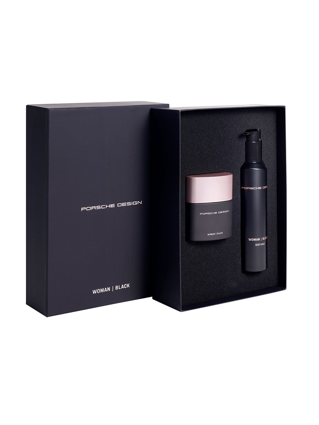 Porsche Design Women Set Of Black Eau De Parfum 50ml & Body Milk 200ml