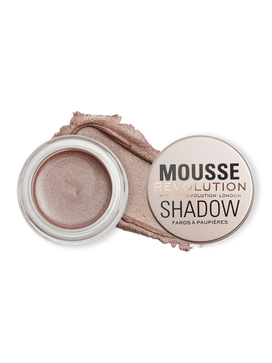 Makeup Revolution London Non-Sticky Creamy Whipped Mousse Eyeshadow 4g - Rose Gold
