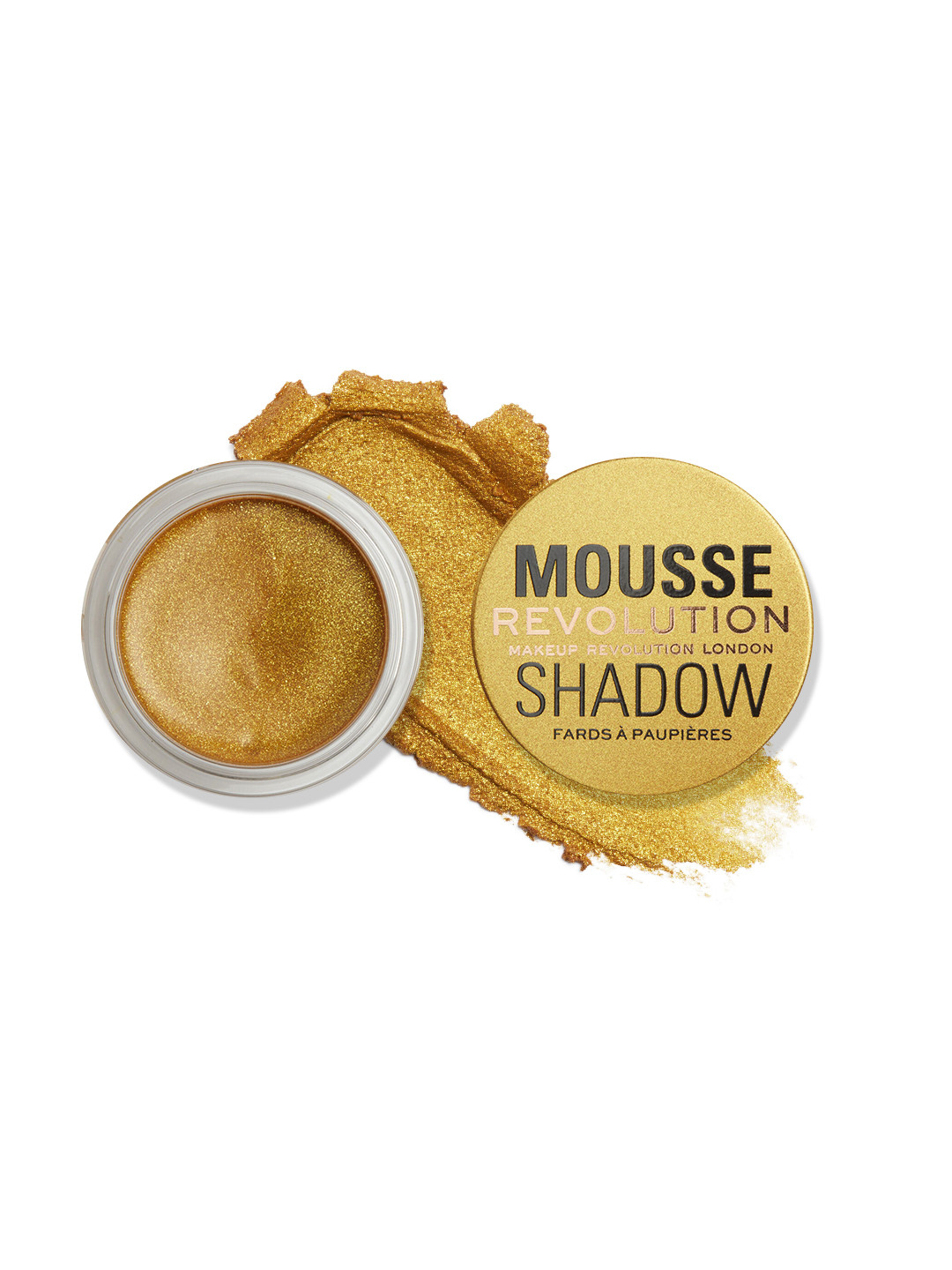 Makeup Revolution London Non-Sticky Creamy Whipped Mousse Eyeshadow 4g - Gold