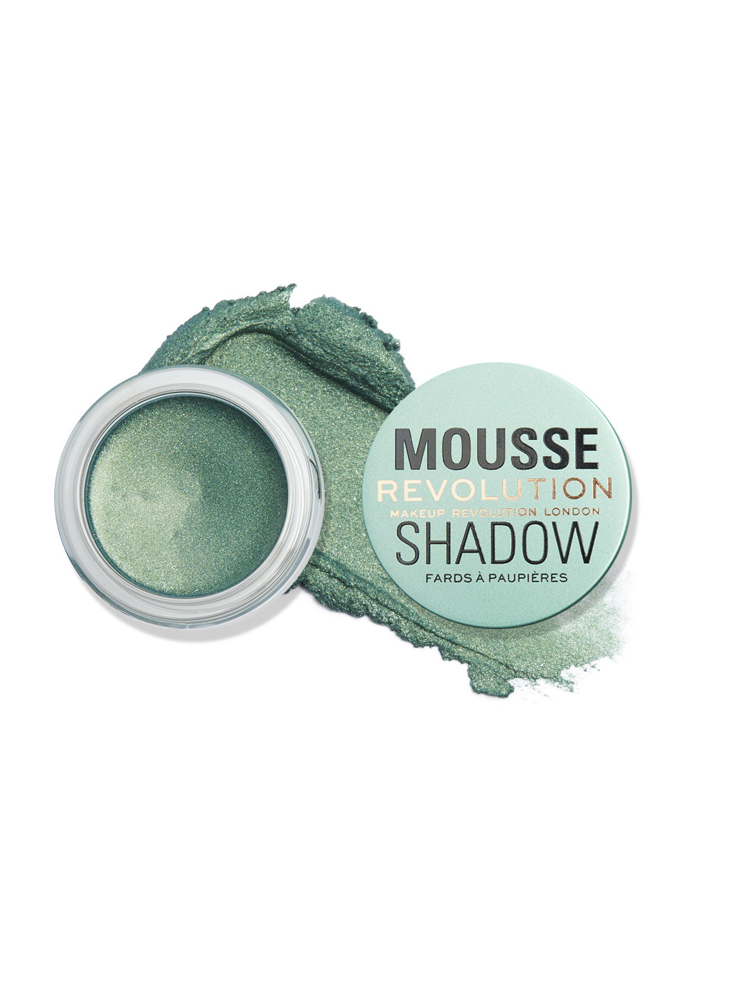 Makeup Revolution London Creamy Shimmer Mousse Eyeshadow - Emerald Green