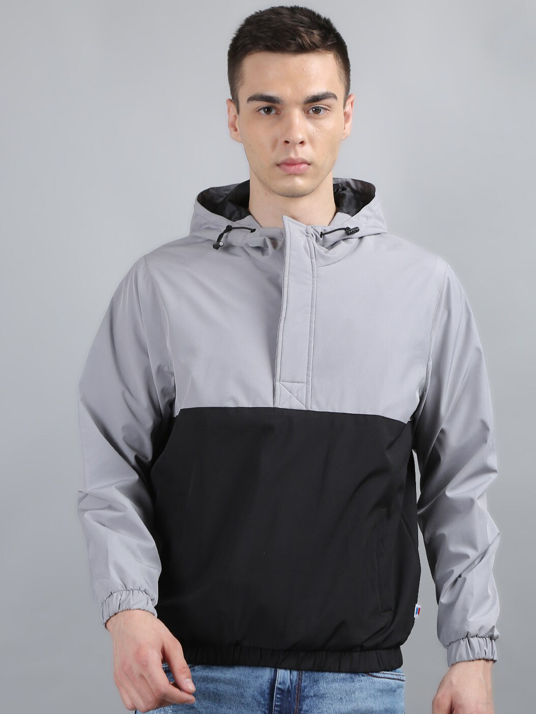 TIM PARIS Windcheater Colourblocked Hooded Tailored Jacket