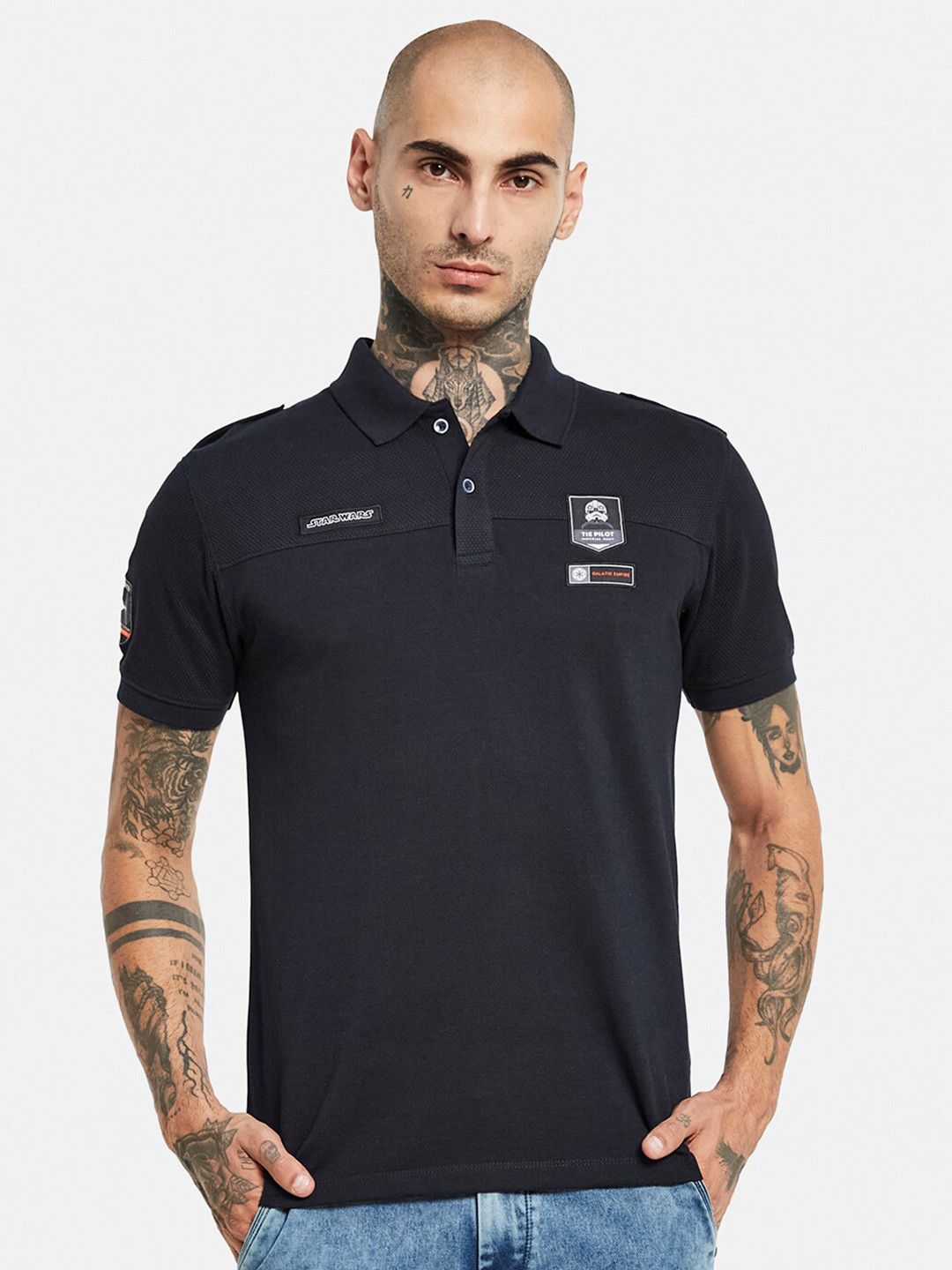 Octave Star Wars Polo Collar Pure Cotton T-shirt