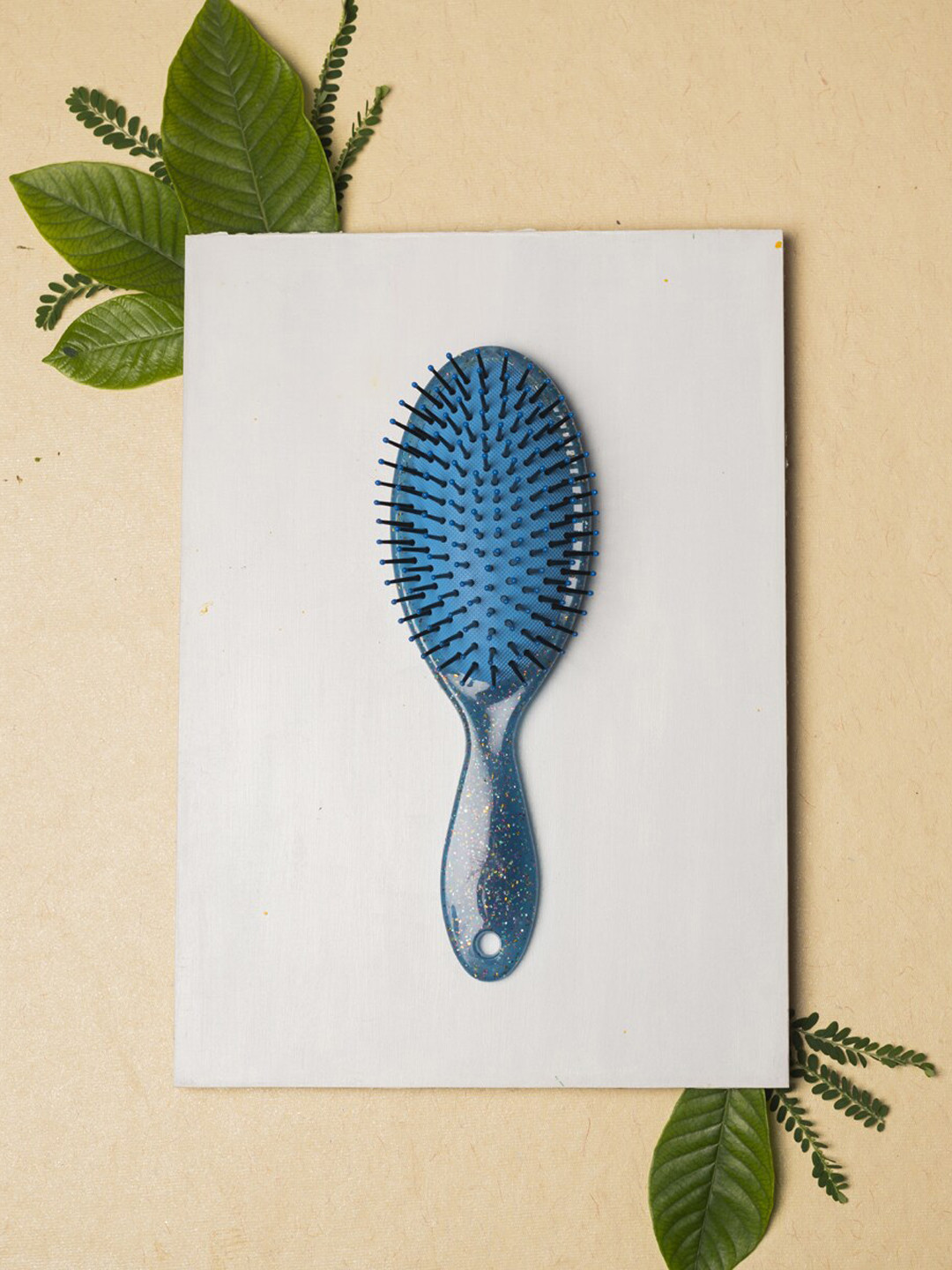 Jewelz Paddle Hair Brush for Thick Hair - Blue