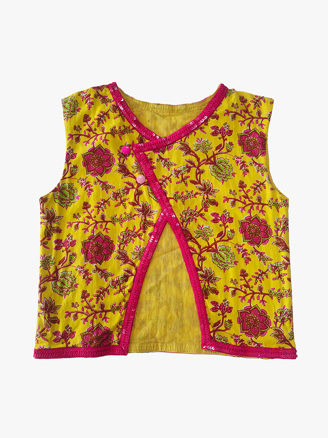 Jilmil Boys Ethnic Motifs Printed Pure Cotton Nehru Jackets