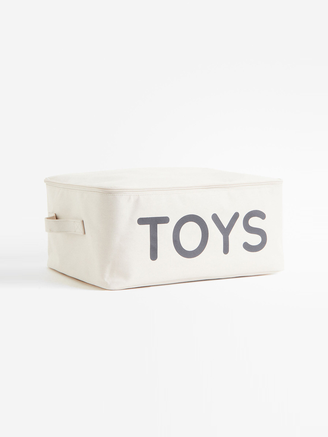 H&M Beige Lidded Toy Storage Basket