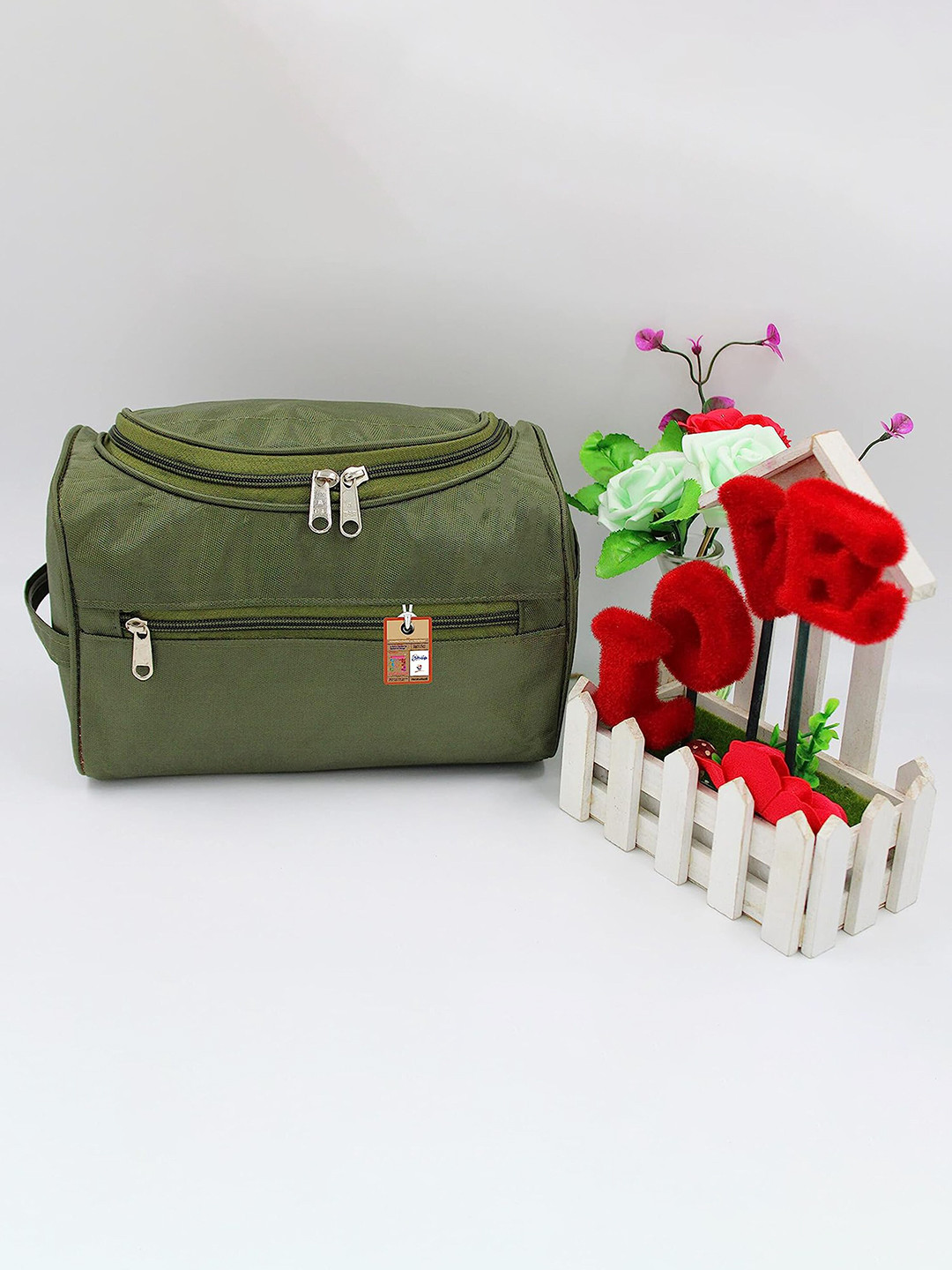 atorakushon Textured Water Resistant Travel Vanity Pouch