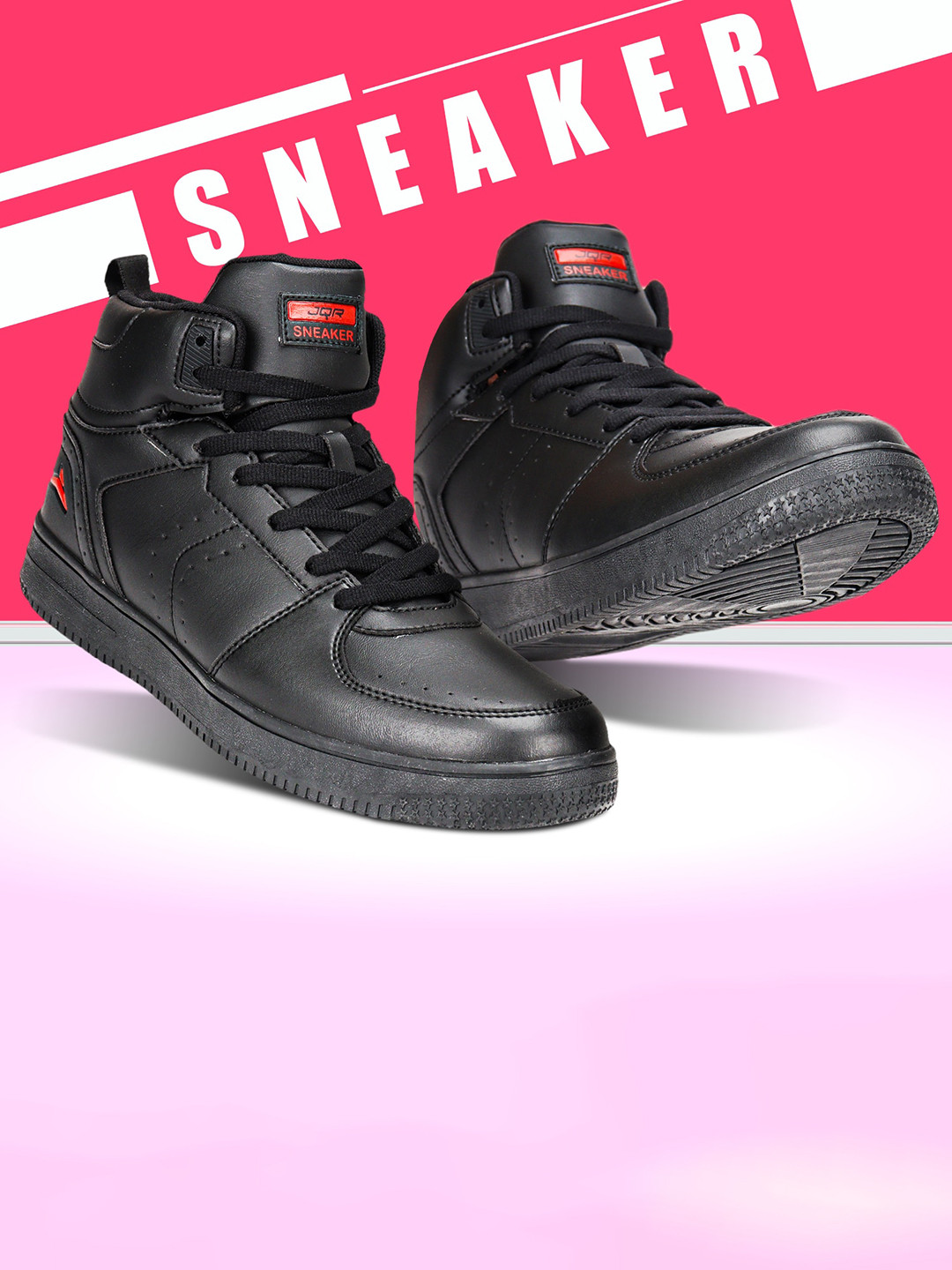 JQR Men STYLE-006 High Ankle Sneakers