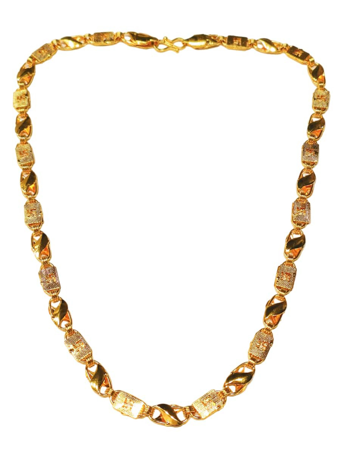 FEMMIBELLA Men Gold-Plated Minimal Chain