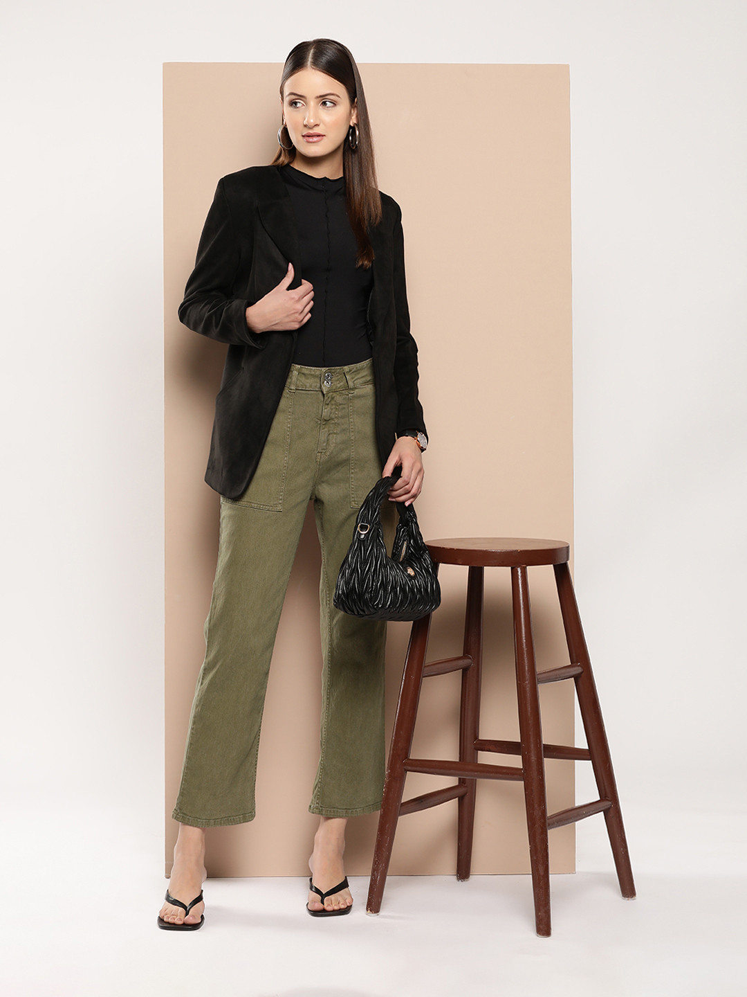 Chemistry Women Mid Rise Coloured Bootcut Jeans