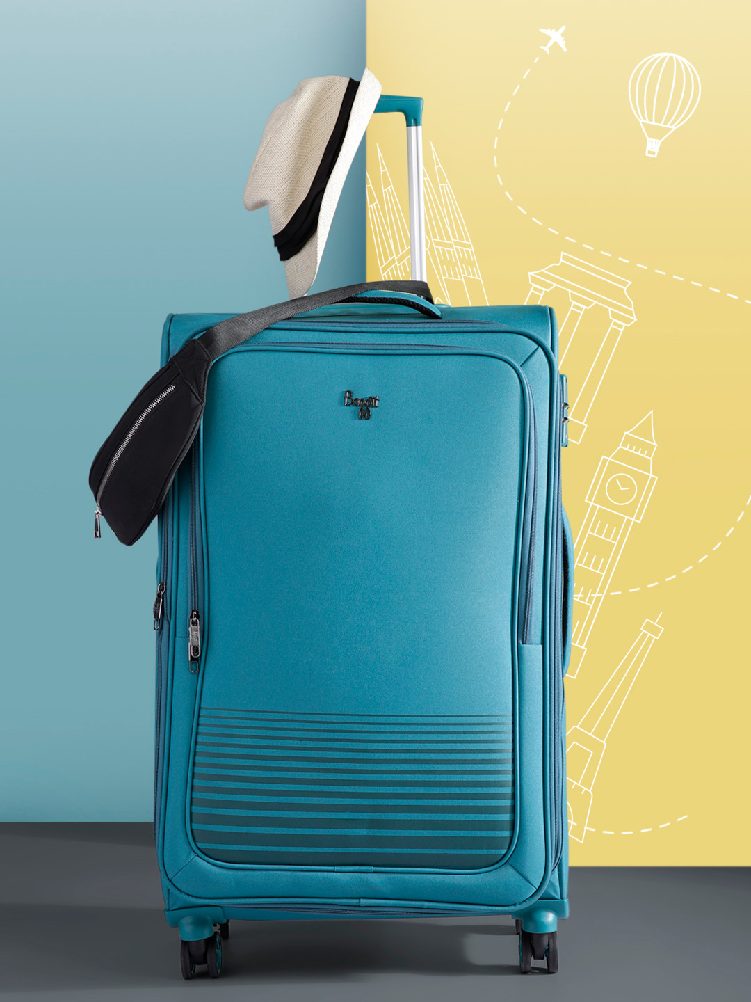 Baggit Viber 77 cm Large Trolley Suitcase