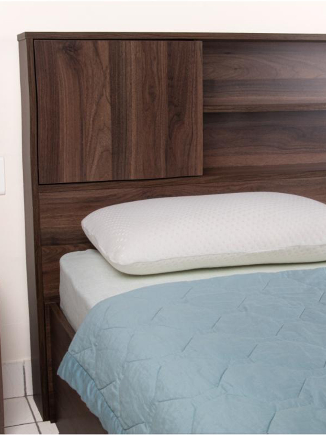 wakefit White Solid Polyester Soft Fibre Sleep Pillow-34.92 x 54.6 cm