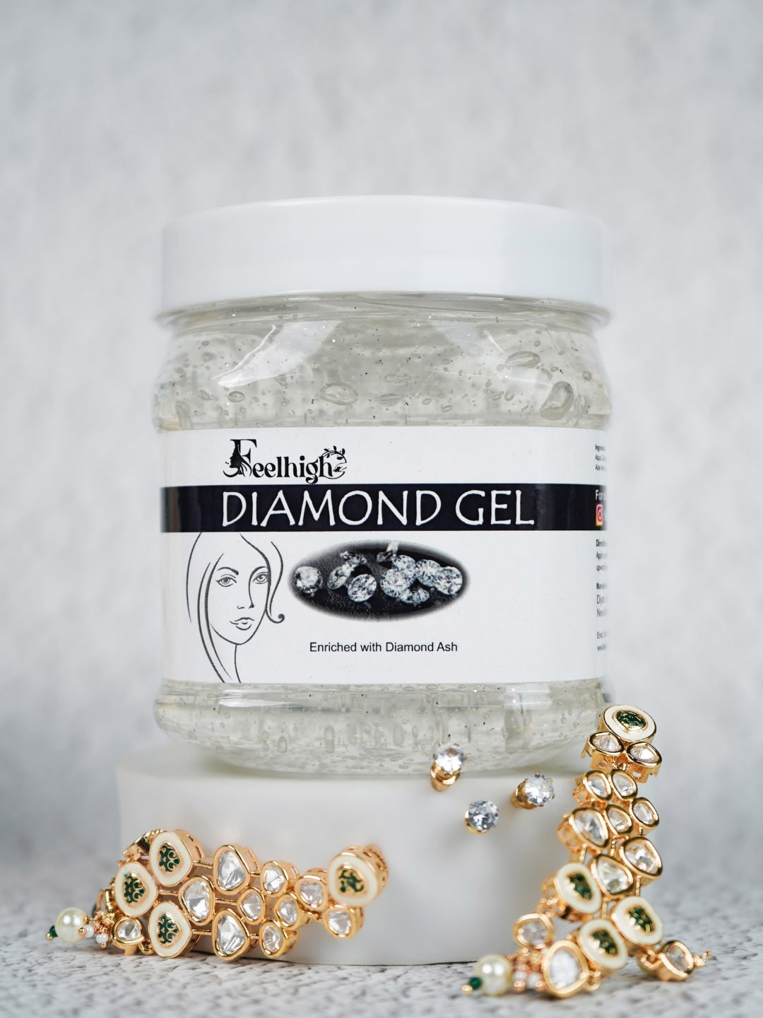 FEELHIGH Diamond Skin Purifying Face & Body Gel - 500 ml