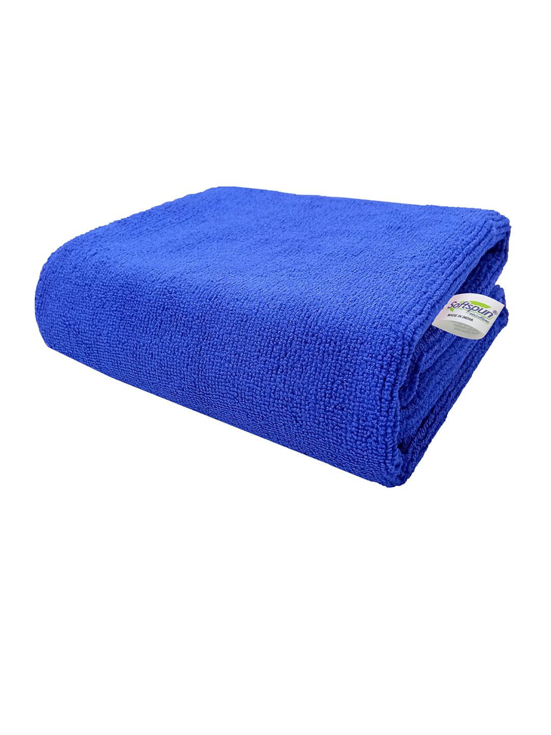 Softspun Microfiber Blue 340 GSM Bath Towel