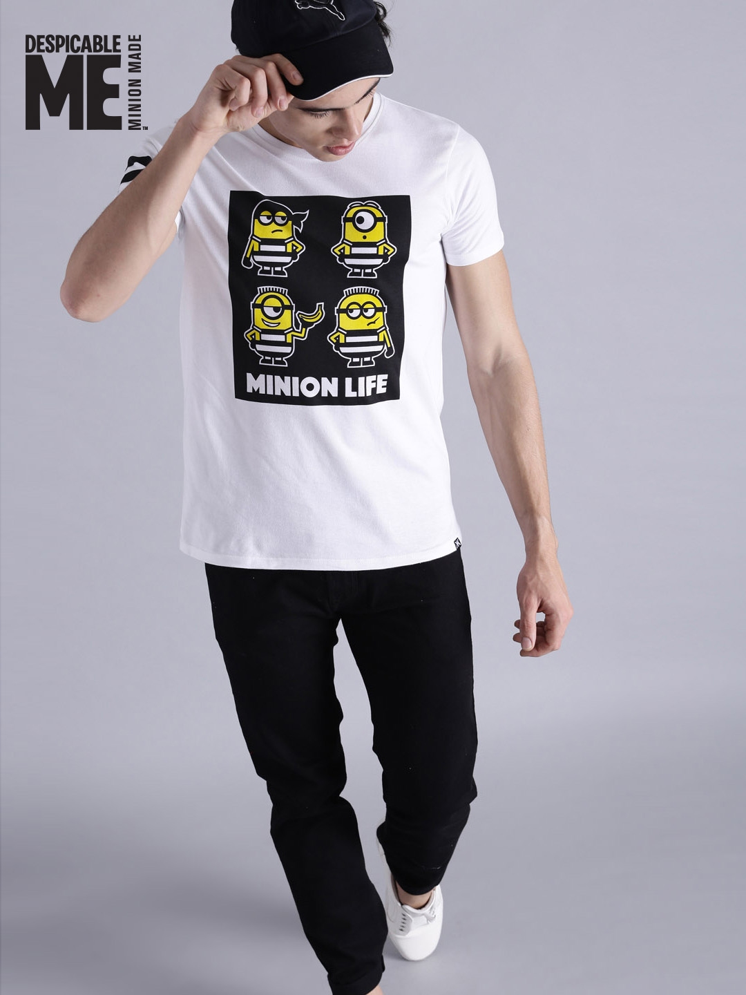 Minion t shirt store myntra