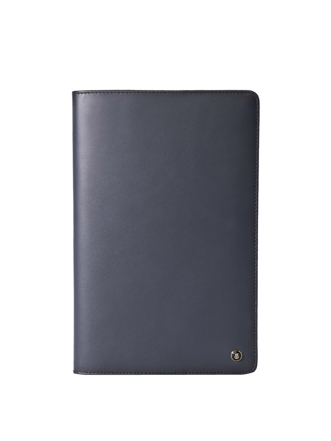 Lapis Bard Navy Ducorium A5-Size Leather Notebook Jacket
