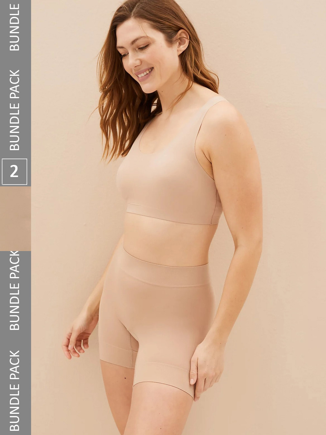 Marks & Spencer Pack Of 2 High-Rise Slip Short Boxer-Style Briefs