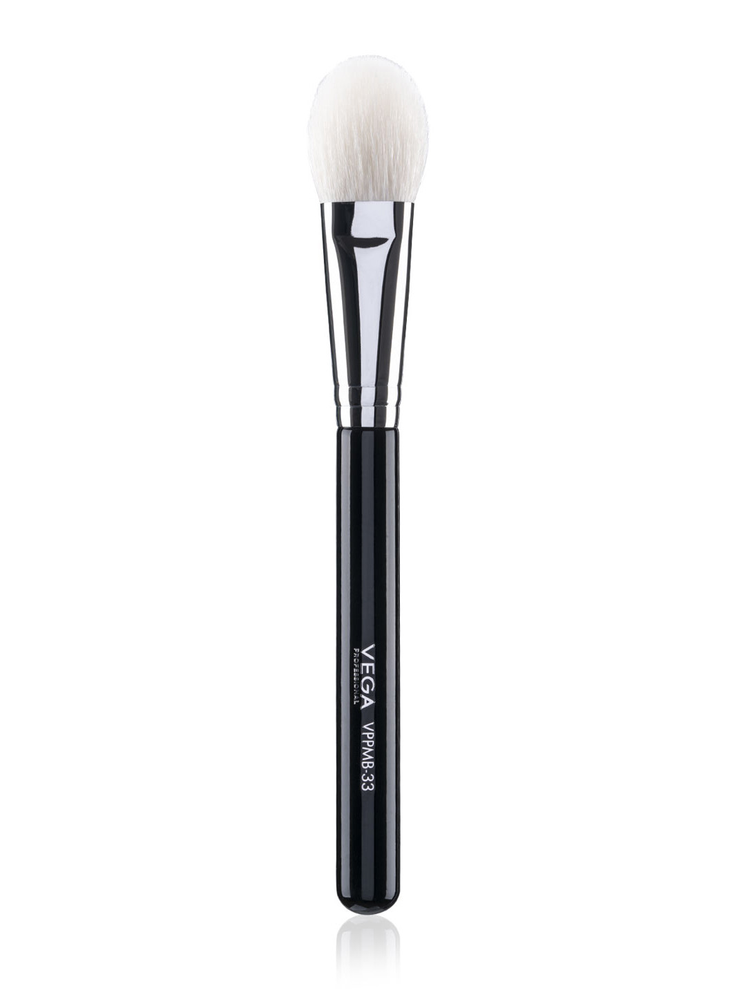 VEGA PROFESSIONAL VPPMB-33 Soft Bristles Side Sweep Blush & Contour Brush - Black