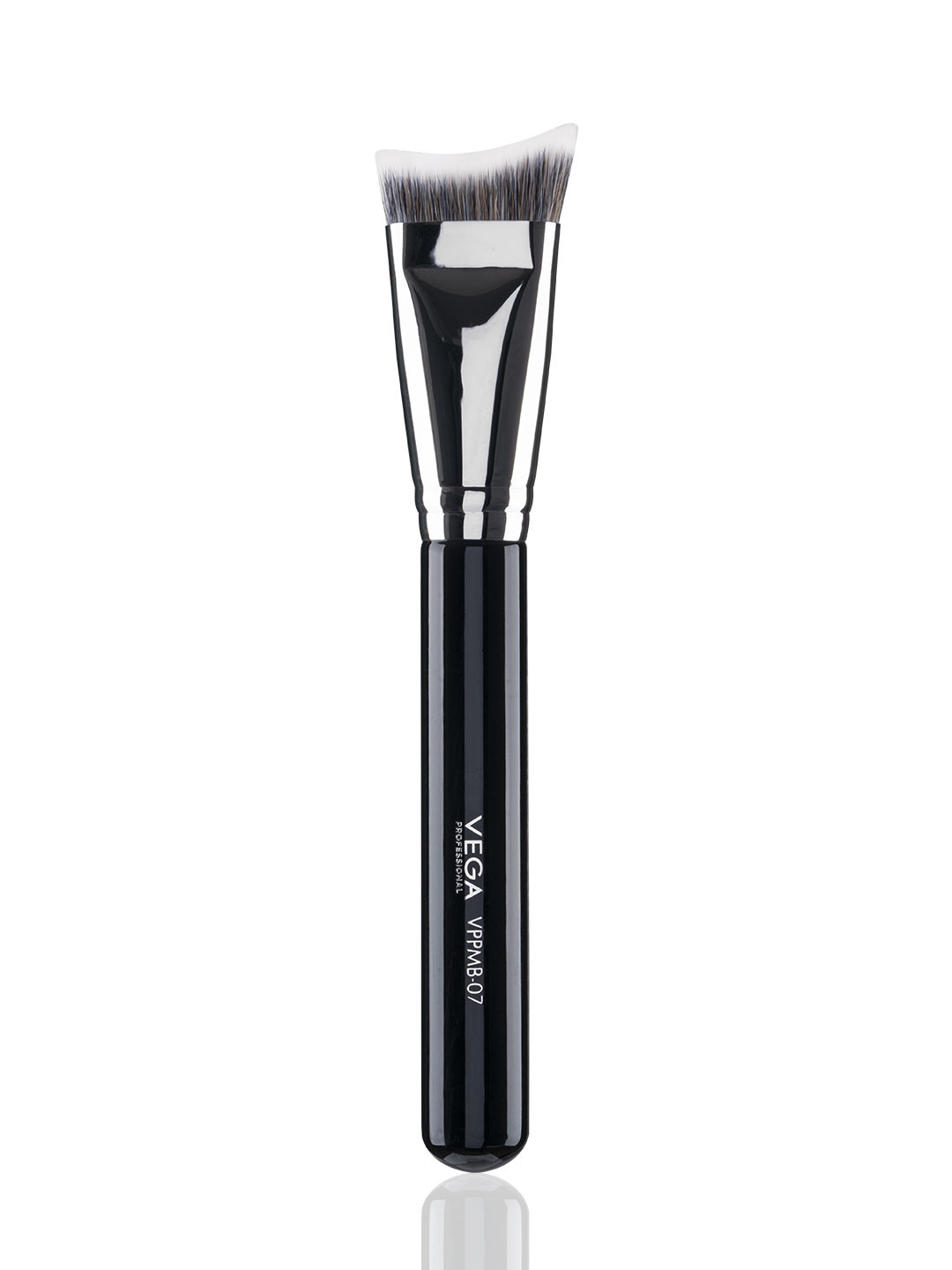 VEGA PROFESSIONAL VPPMB-07 Soft Bristles Cheek Hug Contour Brush - Black
