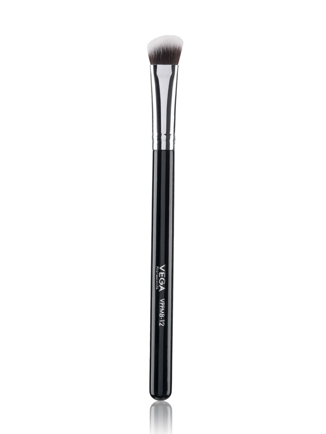 VEGA PROFESSIONAL VPPMB-12 Soft Bristles Mini Angled Kabuki Brush - Black