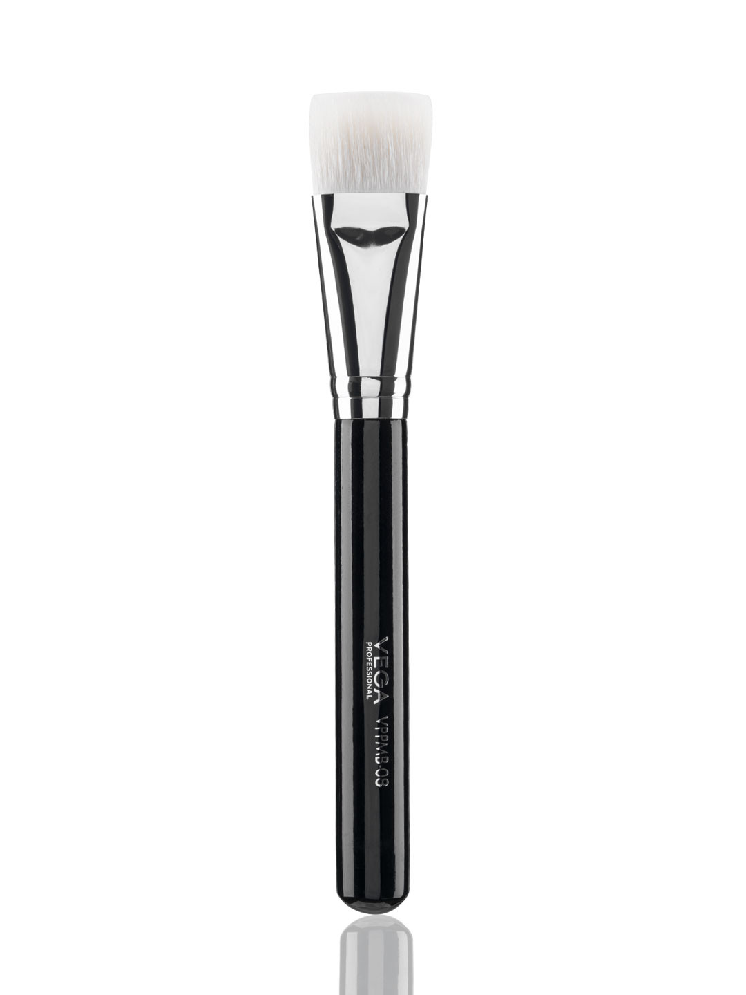 VEGA PROFESSIONAL VPPMB-08 Soft Bristles Straight Contour Brush - Black