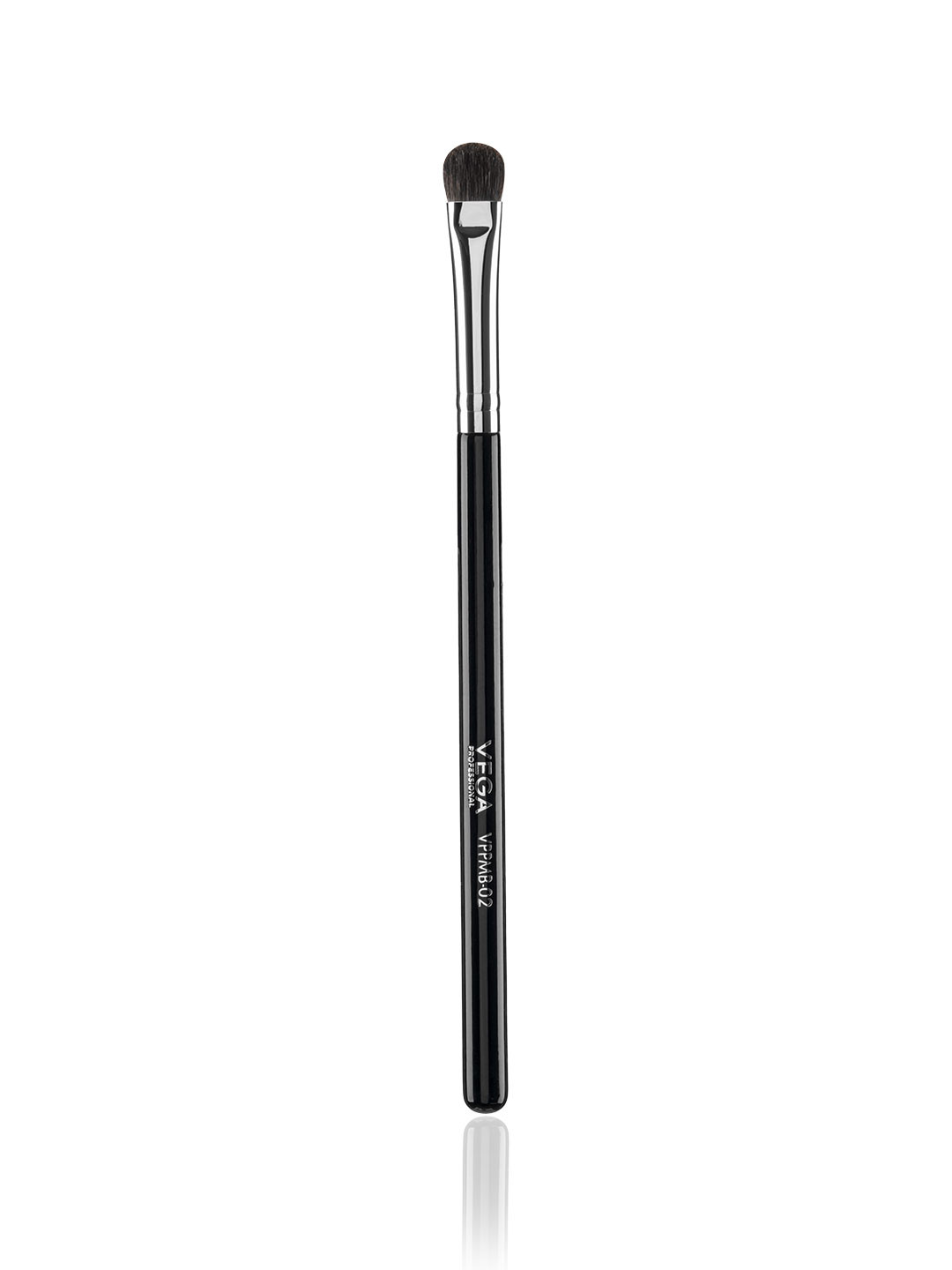 VEGA PROFESSIONAL VPPMB-02 Soft Bristles Eyelid Applicator Makeup Brush - Black