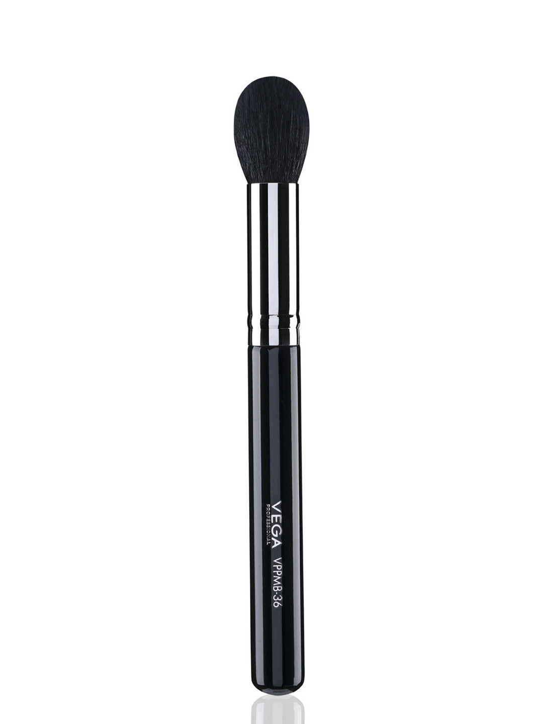 VEGA PROFESSIONAL VPPMB-36 Soft Bristles Focused Blush Brush - Black