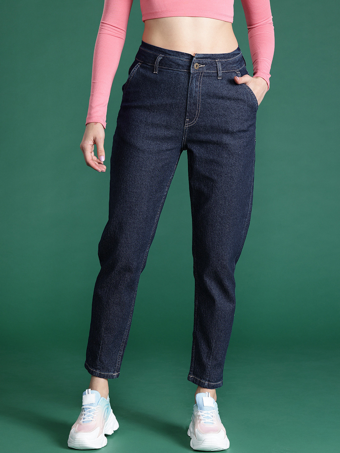 DressBerry Women Mom Fit Jeans