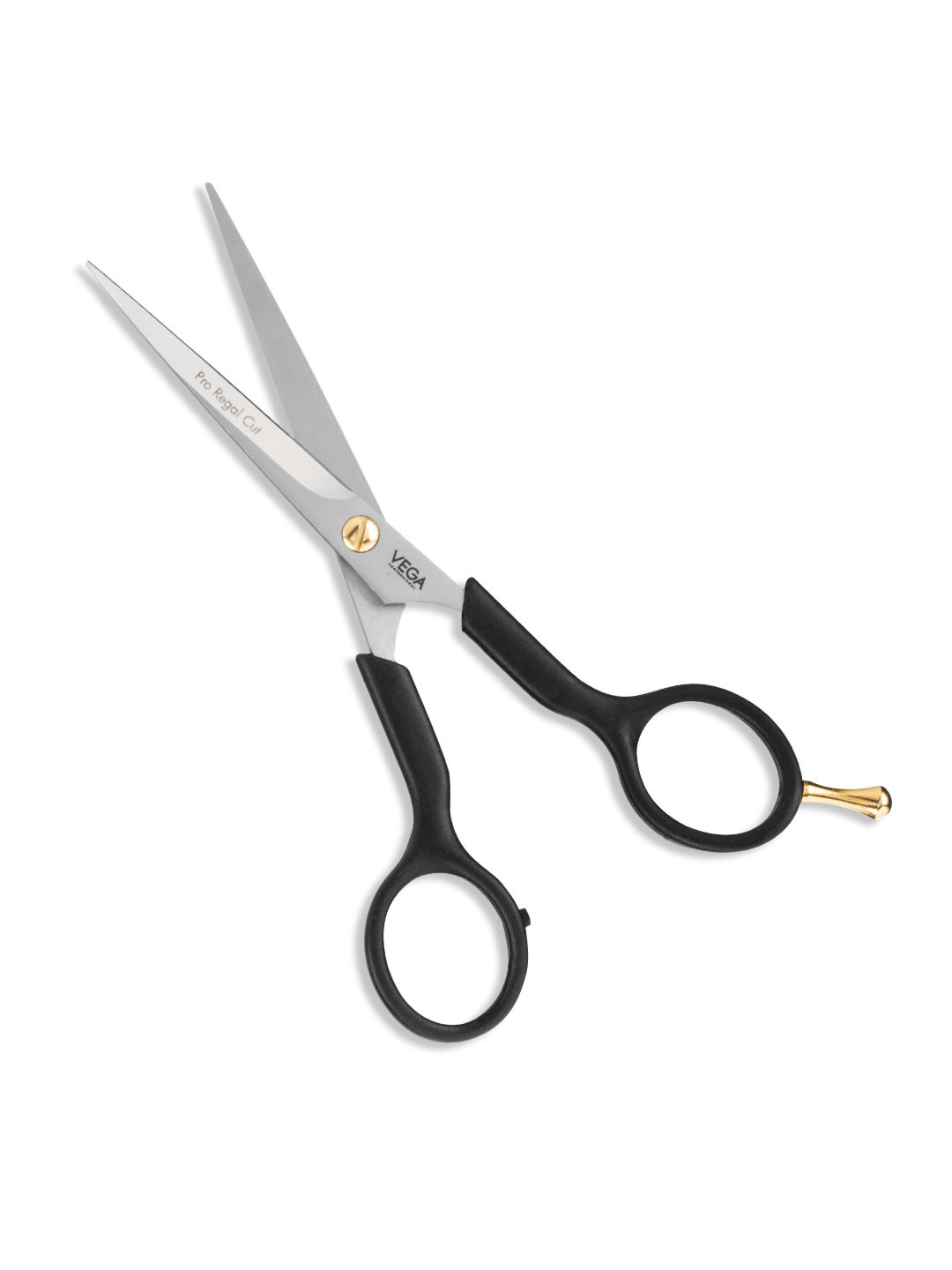 VEGA PROFESSIONAL VPVSC-29 Pro Regal Cut 5.75 Inches Hairdressing Scissor - Silver & Black