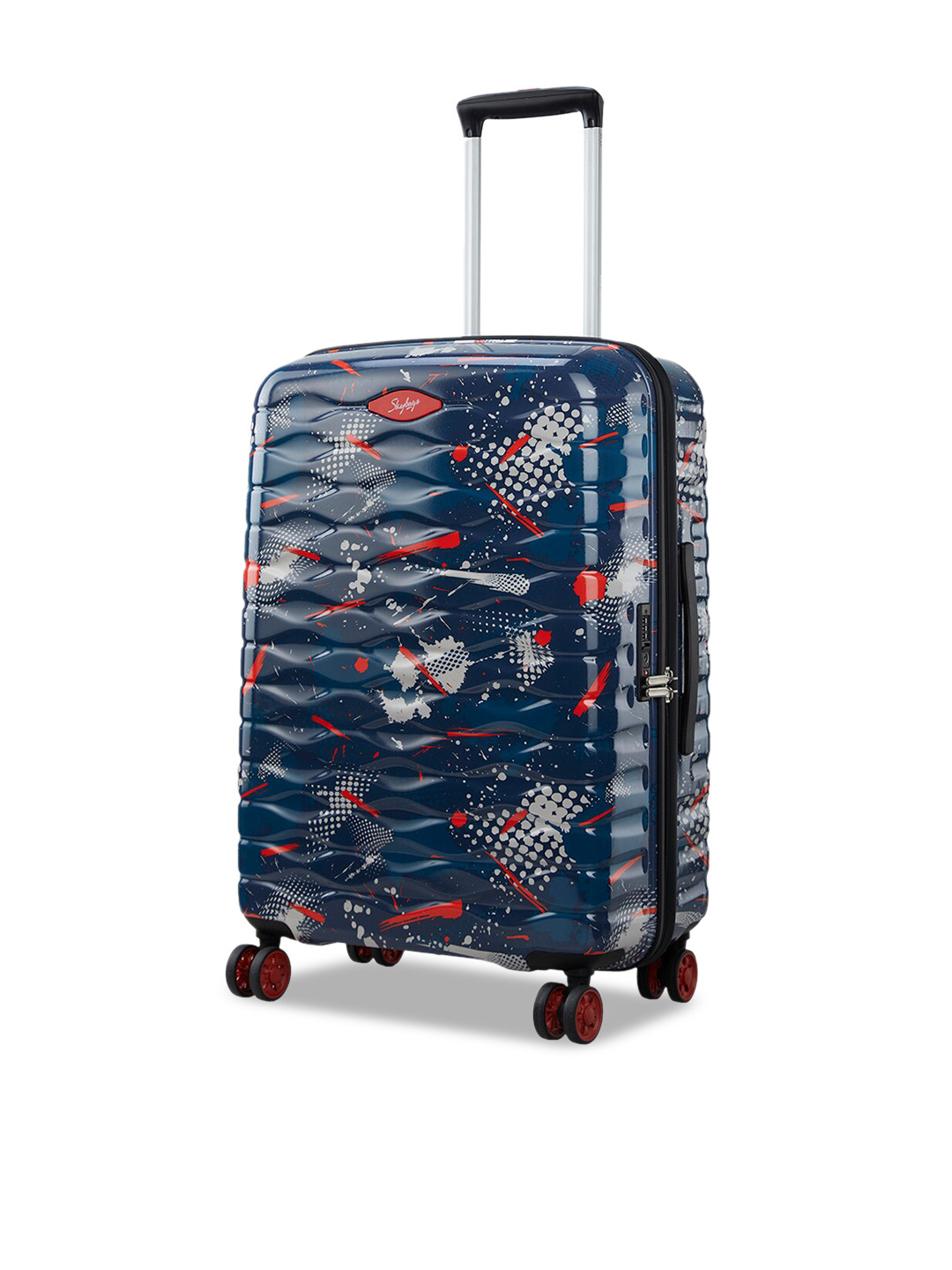 Skybags Camoflex Printed Hard-Sided Medium Trolley Bag