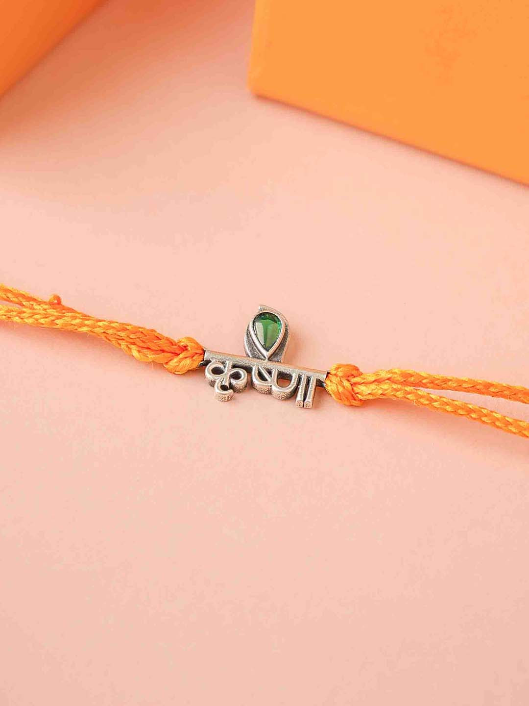 Shyle 925 Sterling Silver Auspicious Krishna Rakhi