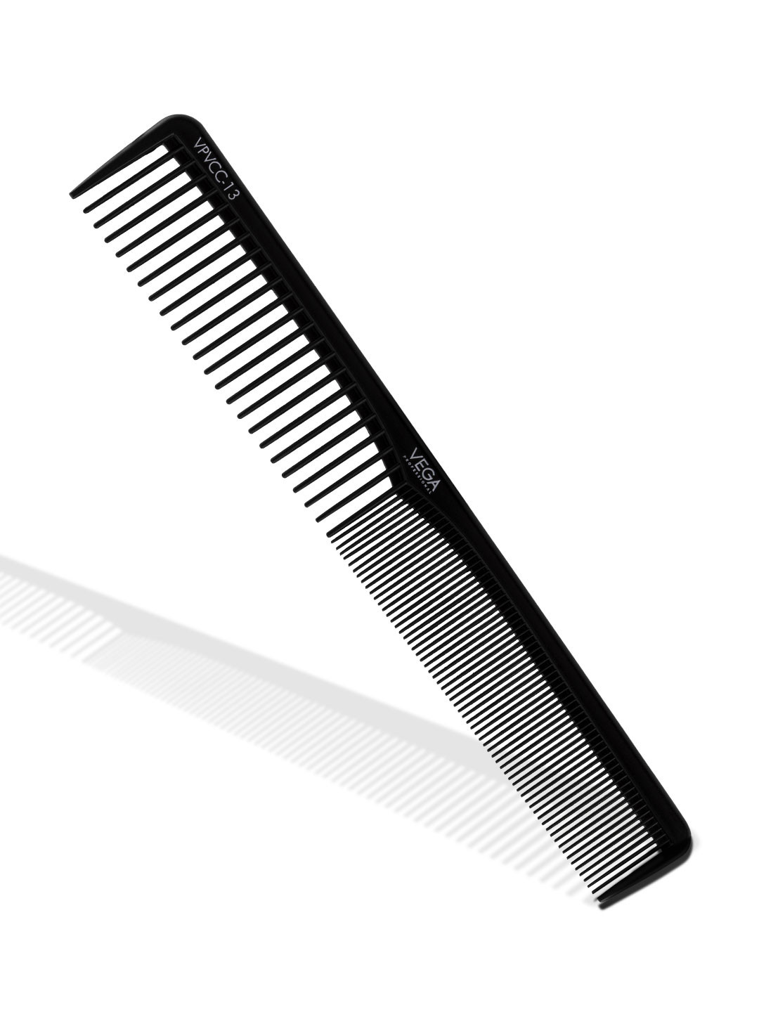 VEGA PROFESSIONAL VPVCC-13 Carbon Anti-Static Styling Comb - Black Line