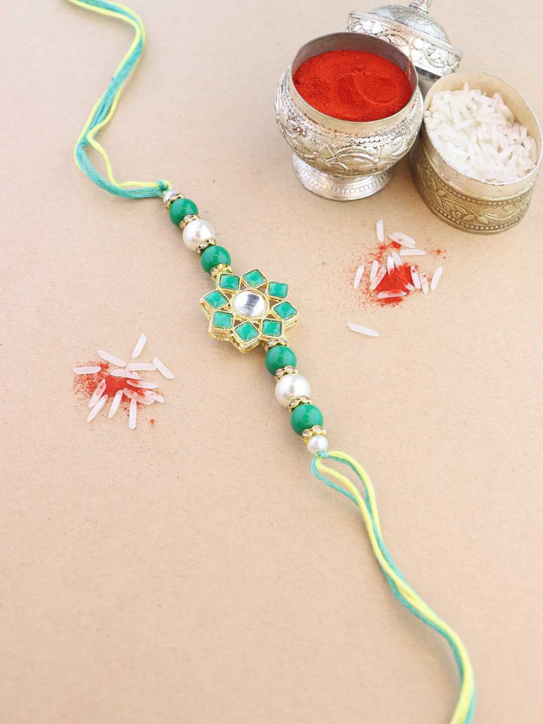 I Jewels Kundan-Studded Rakhi