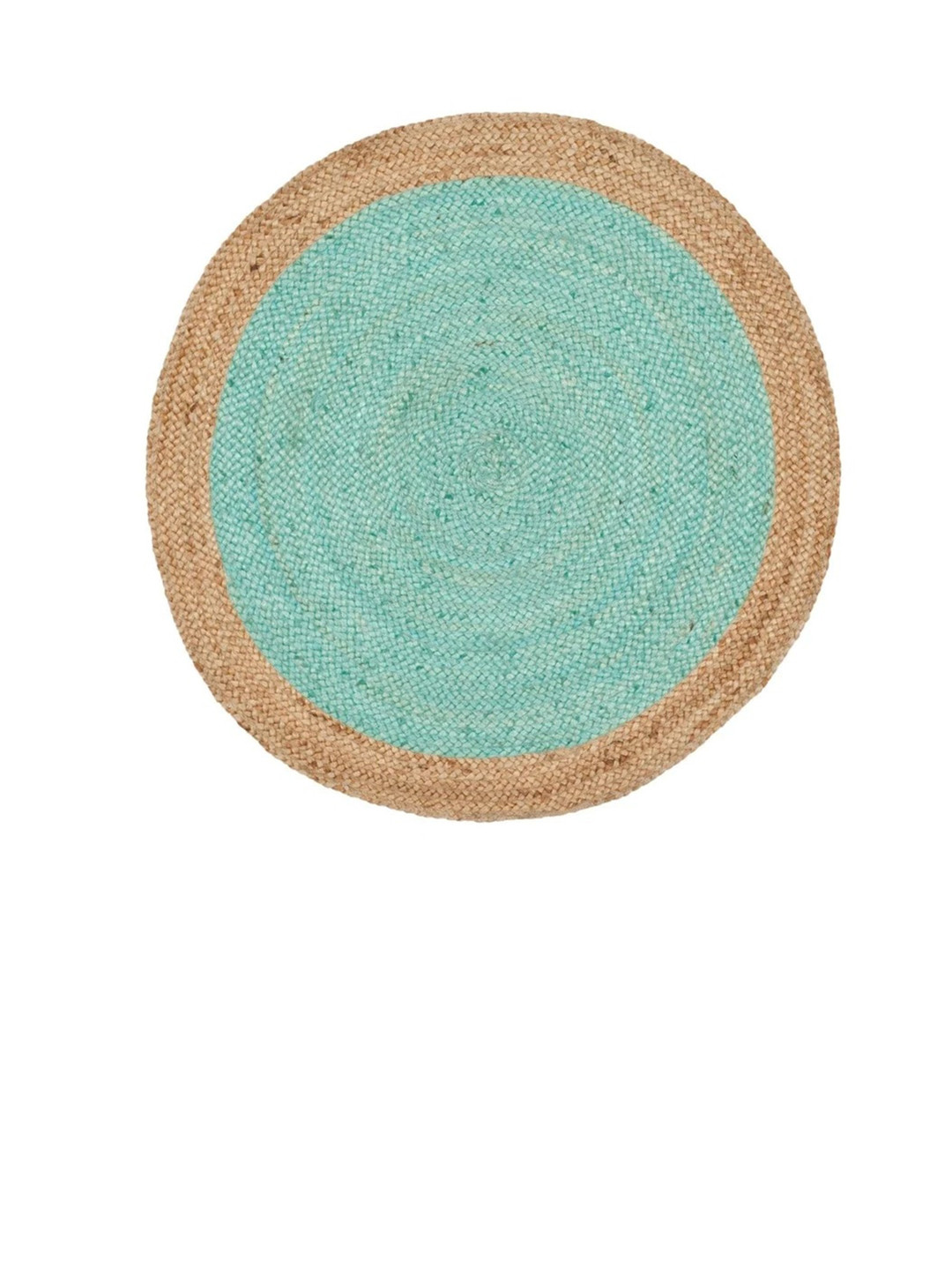 Art Avenue Arizona Blue & Brown Round Jute Carpet