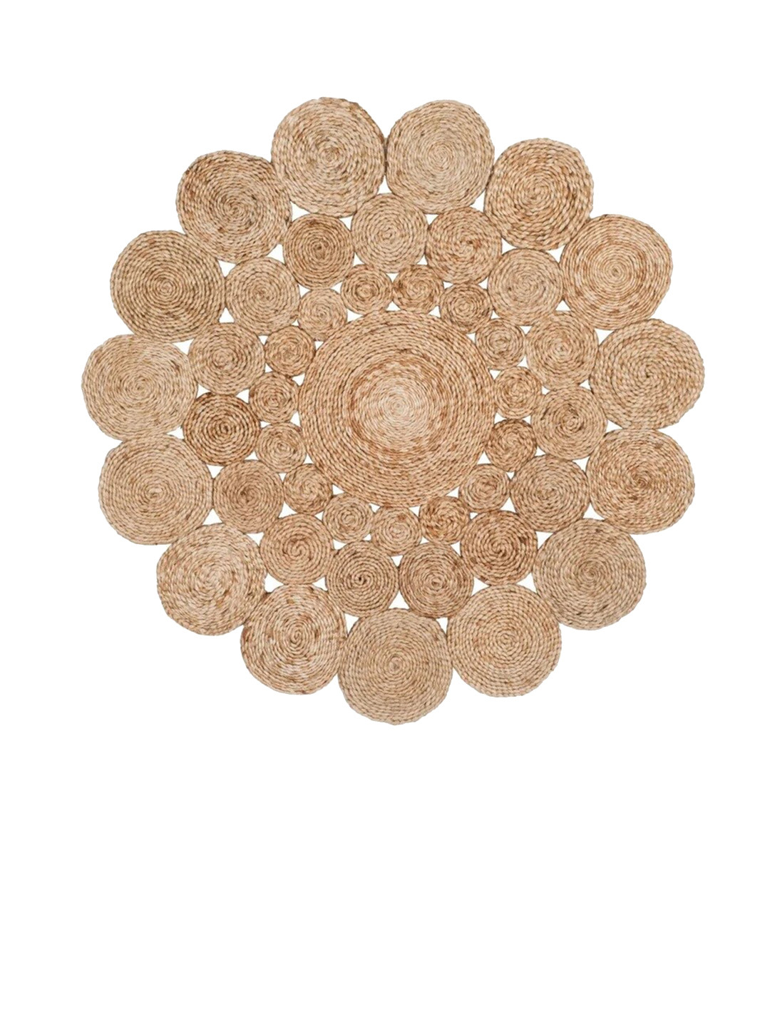 Art Avenue Petunia Beige Self-Designed Jute Carpet