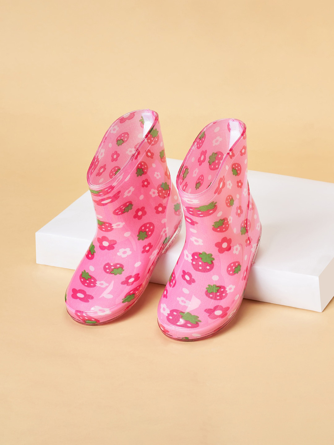 Pantaloons Junior Girls Printed Mid-Top Rain Boots