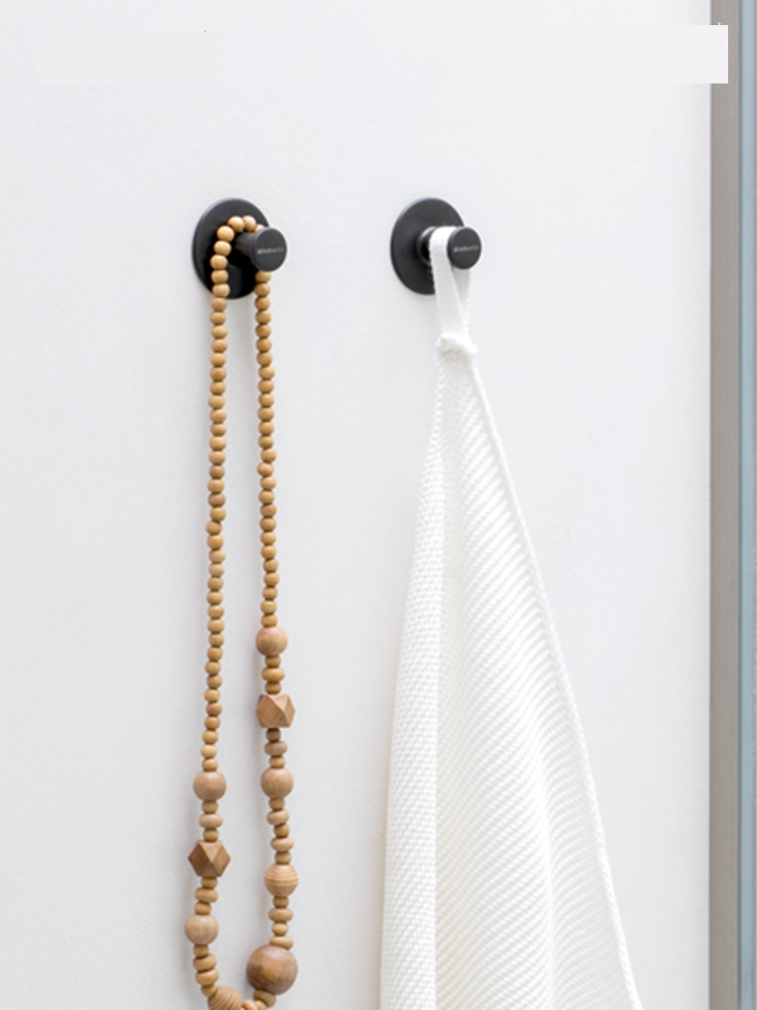 Brabantia Grey 2 Pieces Renew Towel Hooks