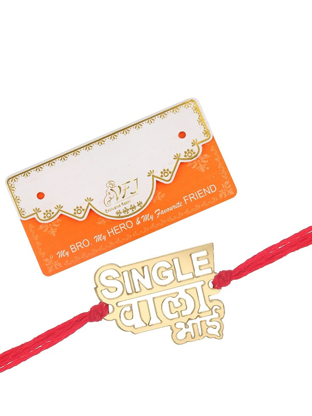 Vighnaharta Set Of 2 Thread Rakhis