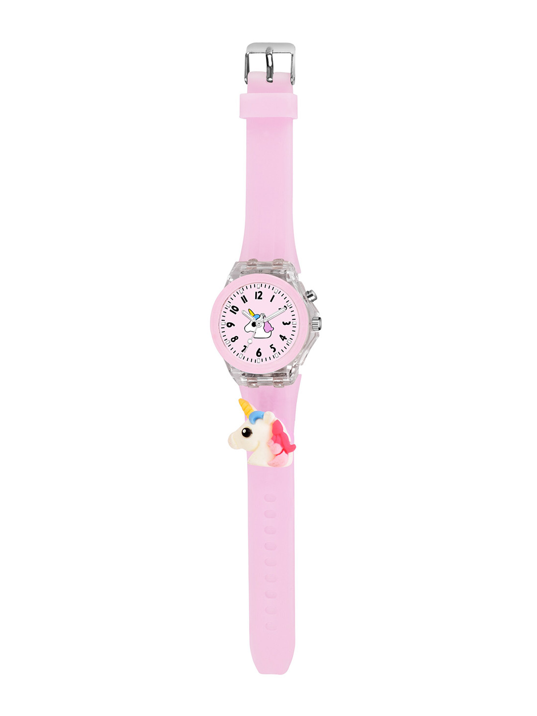 SWADESI STUFF Girls Round Analogue Watch MULTI LIGHT UNICORN