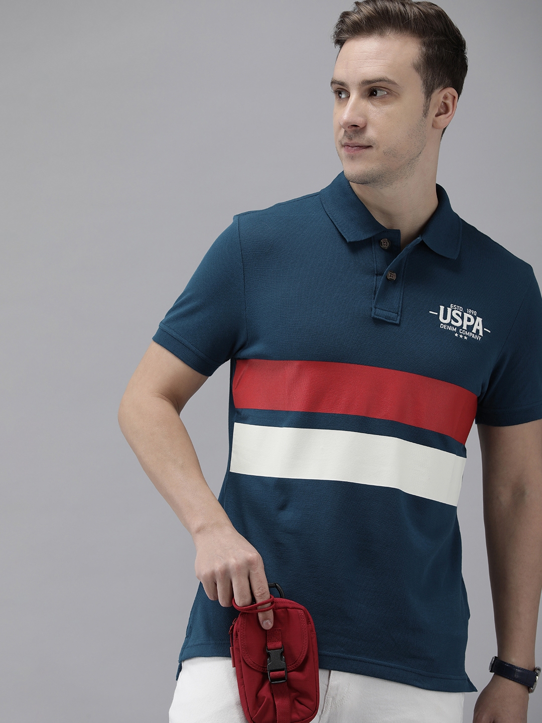 Us polo shop denim t shirts