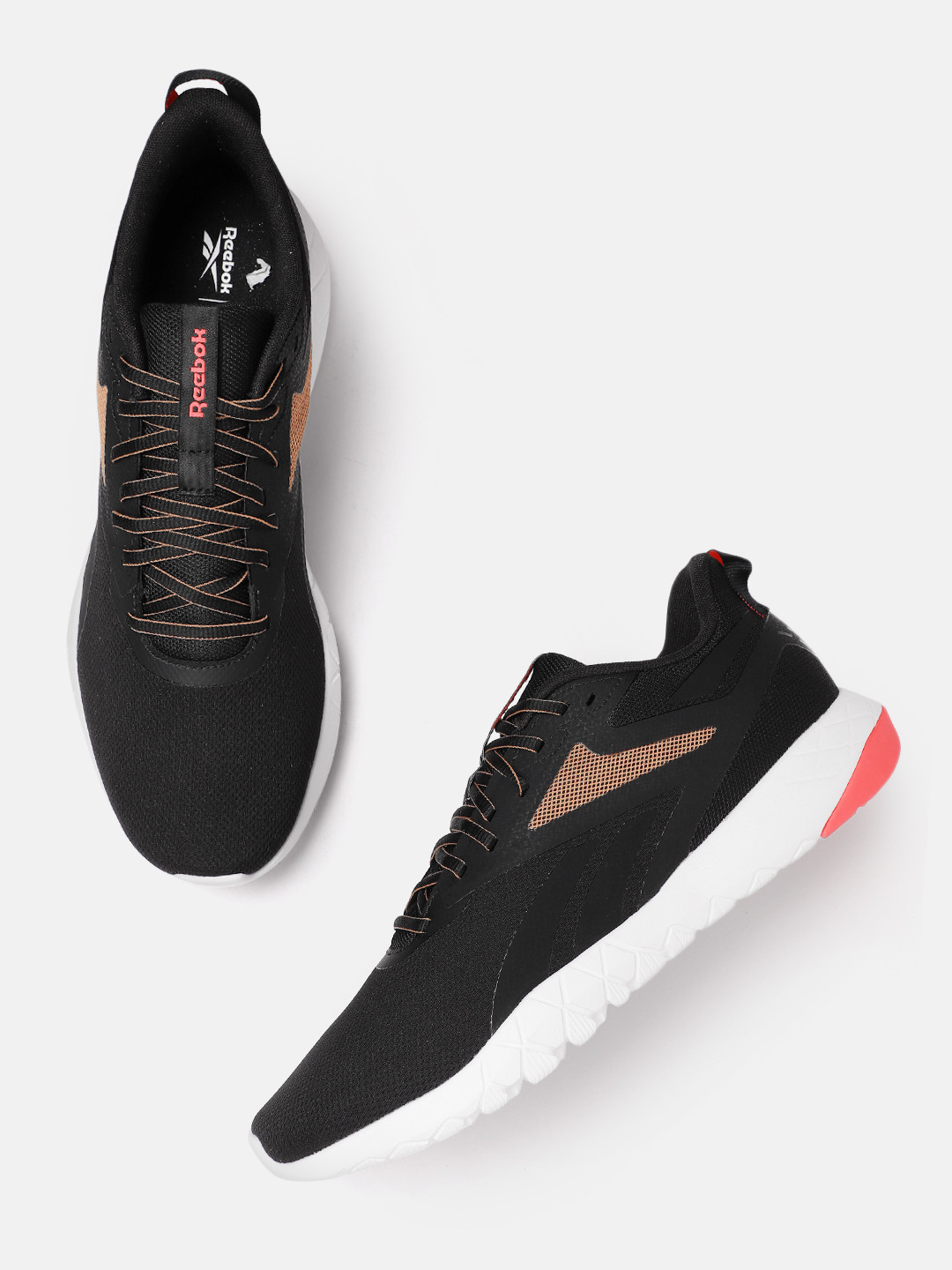 Reebok Men Woven Design Flexagon Force 4 Running Shoes