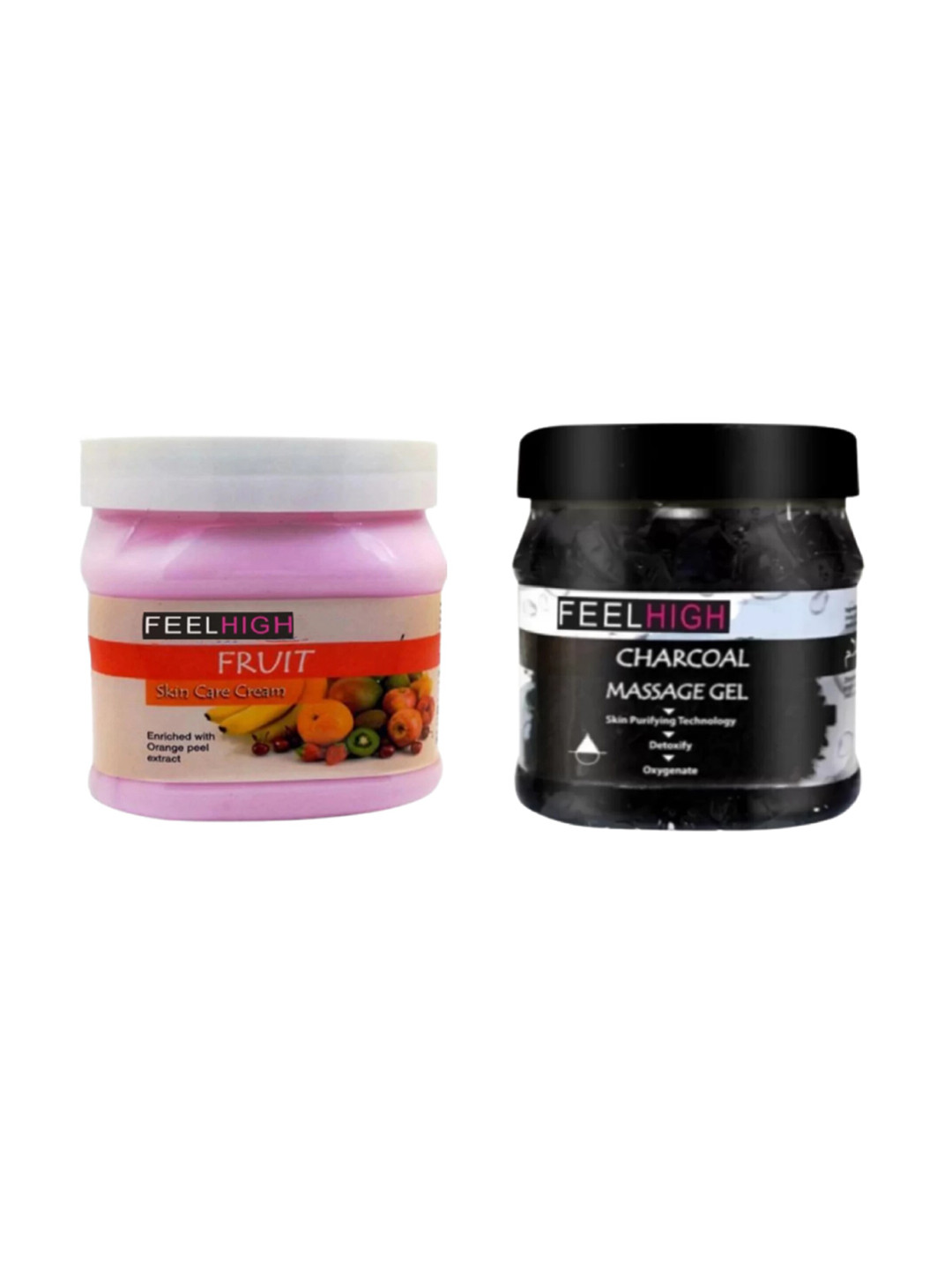 FEELHIGH Face & Body Fruit Cream & Charcoal Gel