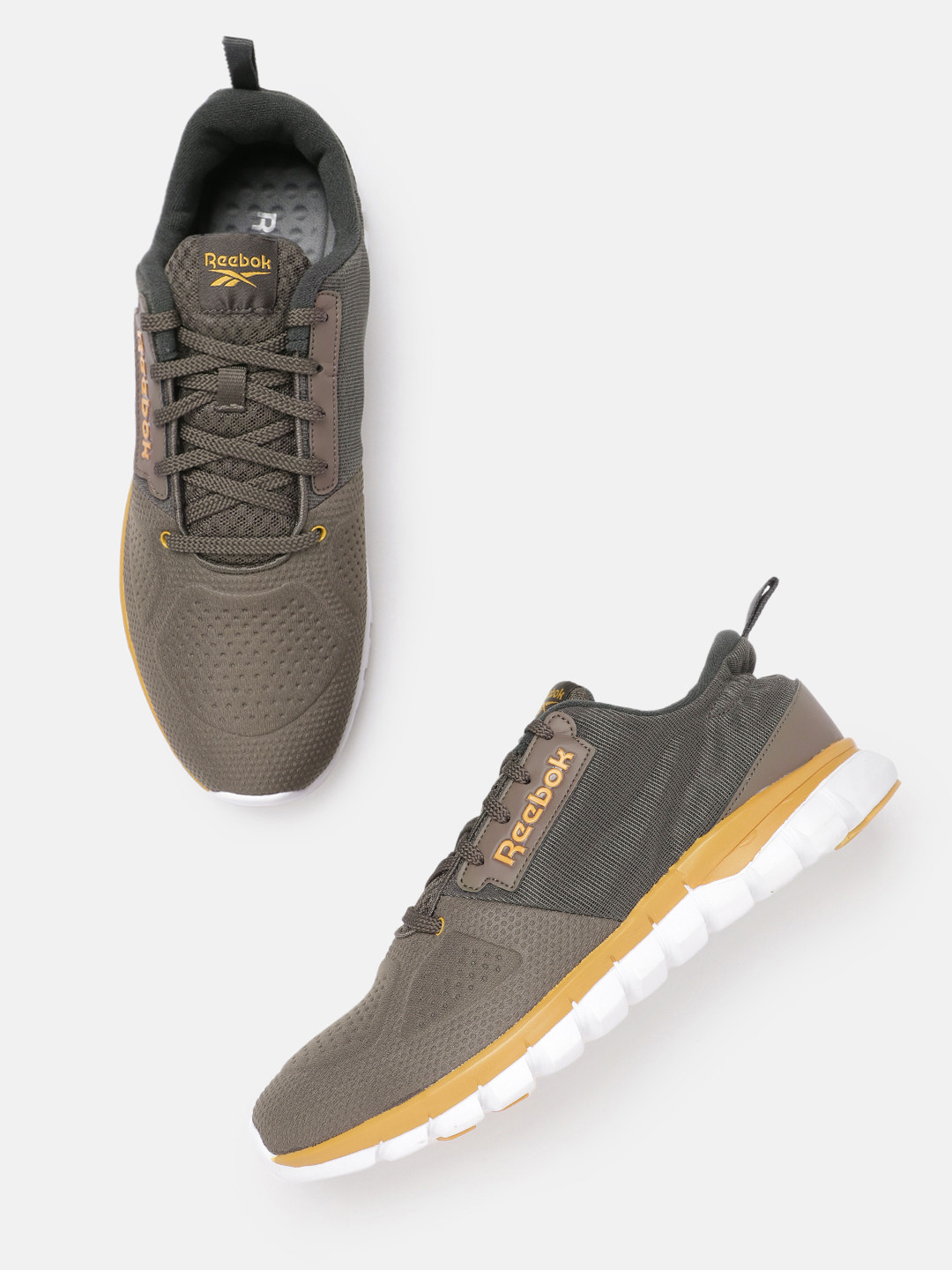 Reebok Men Woven Design Aim Runner Shoes